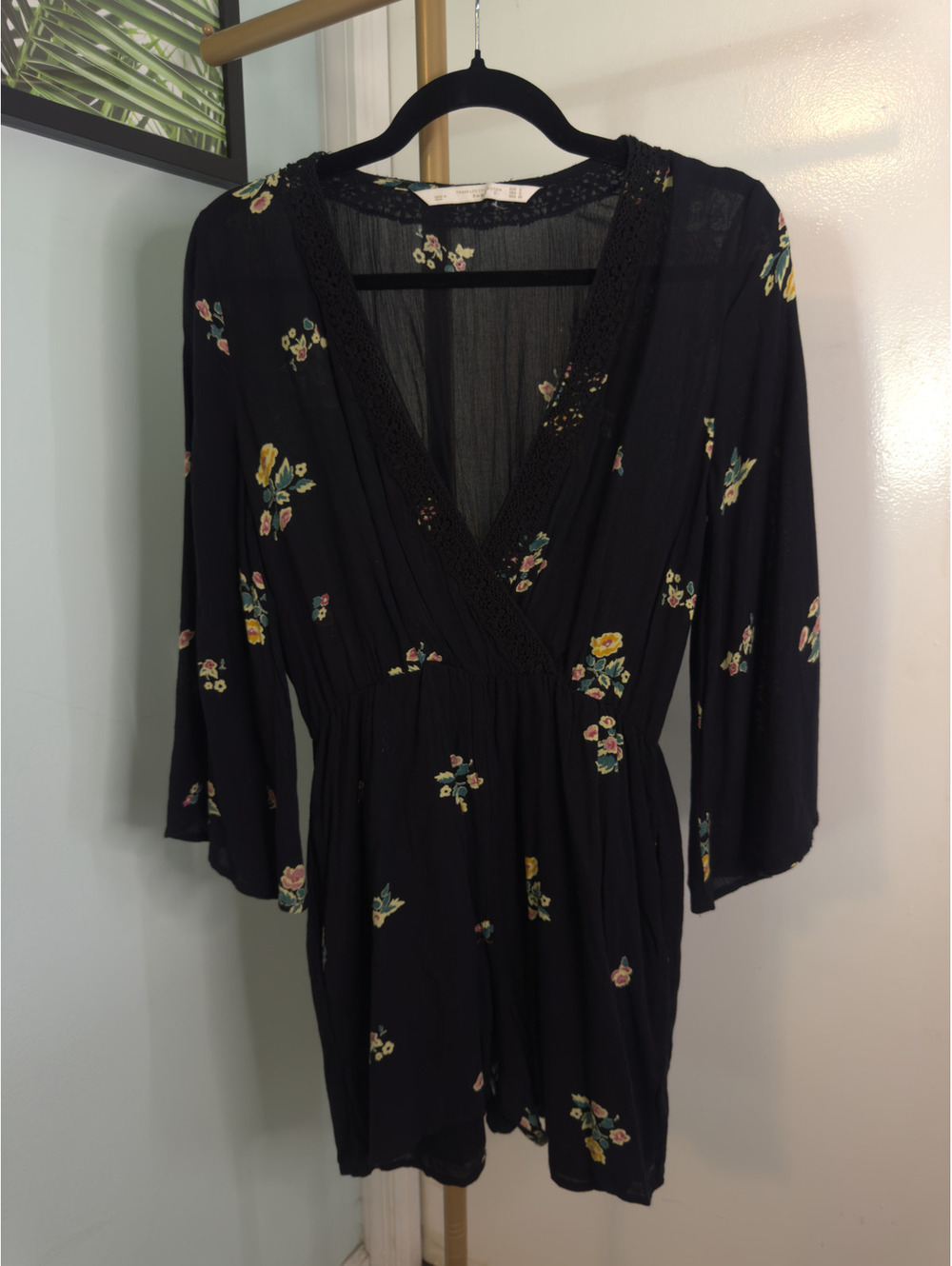 ZARA Floral Romper